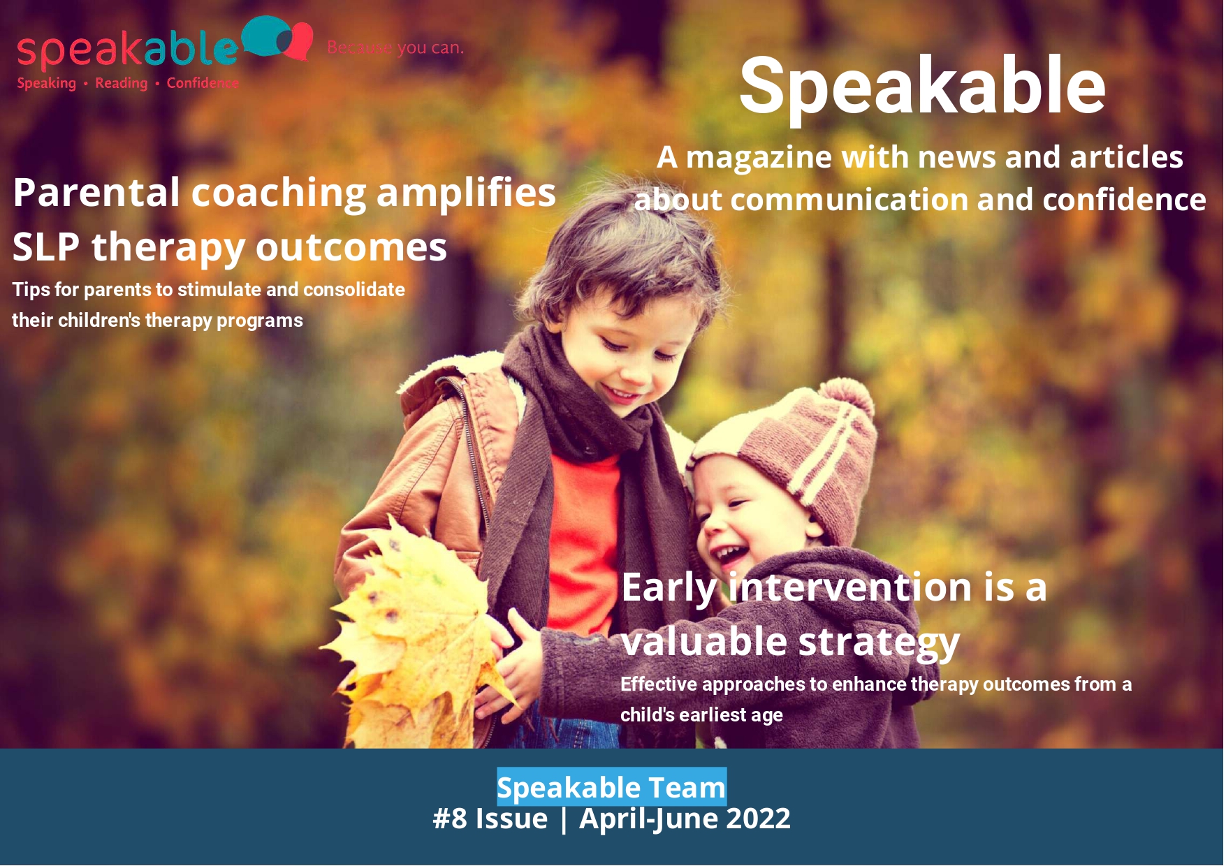 The eighth issue of Speakable Magazine is ready