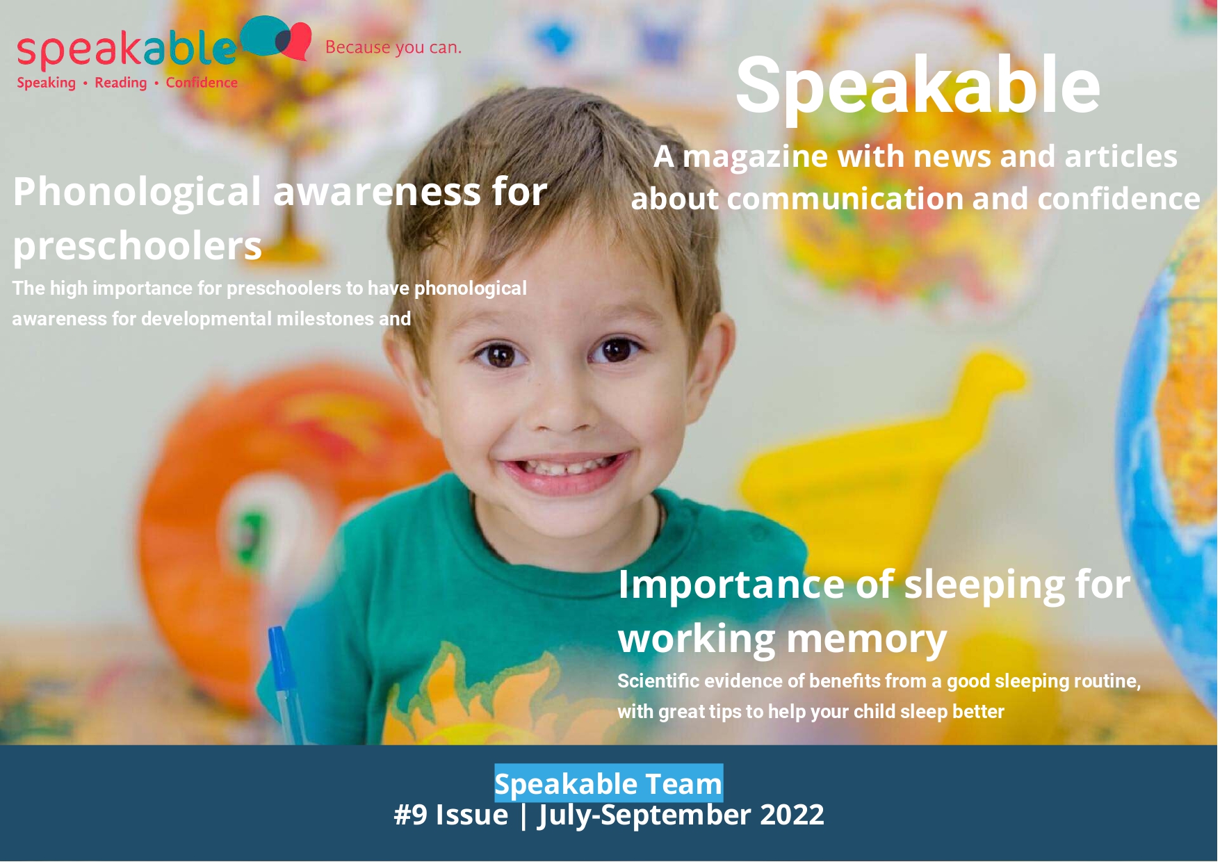 The ninth issue of Speakable Magazine is ready