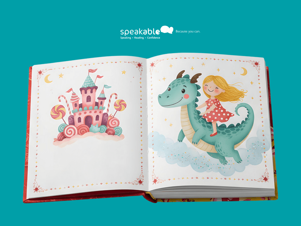 A colourful children’s storybook encouraging imagination and early language learning.