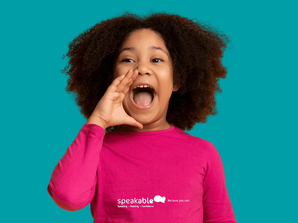 Child planning a story verbally before beginning a writing task.